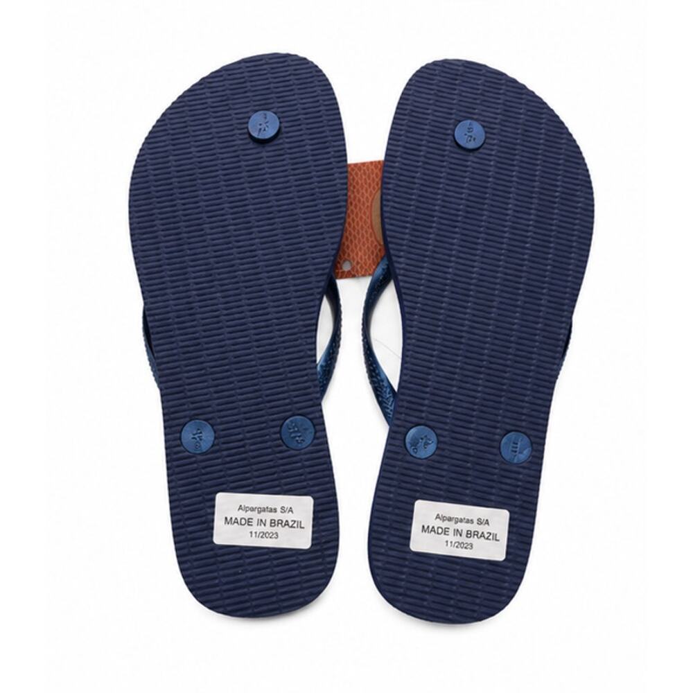 Havaianas Disney Parks Flip Flops Navy Blue Women's Size 7/8 Brazil NWT - Picture 2 of 6